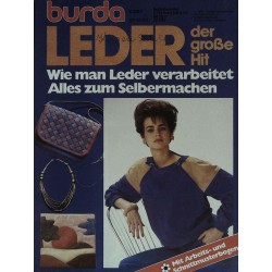 burda Leder Nr. 32 von 1983 - Wie man Leder verarbeitet