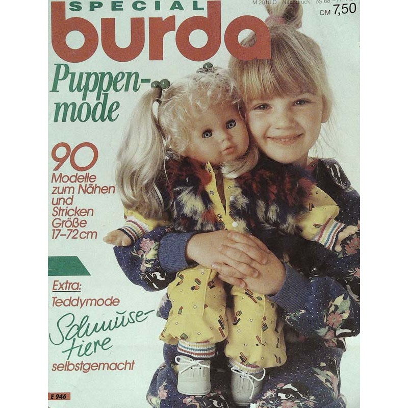 burda Special von 1988 - Puppenmmode
