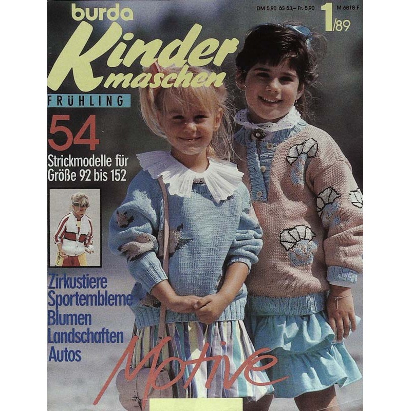burda Kindermaschen 1/1989 - Motive