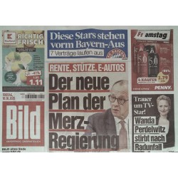 Bild Zeitung Freitag, 10 Oktober 2025 - Merz Regierung
