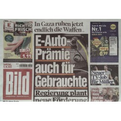 Bild Zeitung Samstag, 11 Oktober 2025 - E-Auto Prämie auch für Gebrauchte