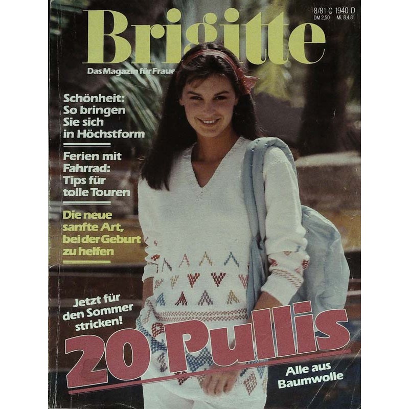Brigitte Heft 8 / 8 April 1981 - 20 Pullis