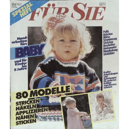 Für Sie Baby Heft 177 - Februar - April 1985 - 80 Modelle