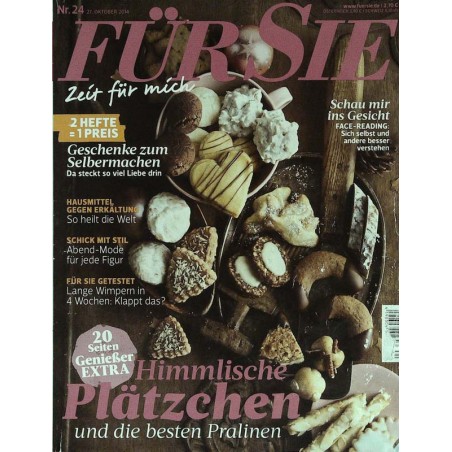 Für Sie Heft 24 / 27 Oktober 2014 - Himmlische Plätzchen