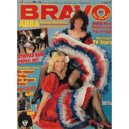BRAVO Nr.6 / 29 Januar 1981 - Agnetha & Anna Frid
