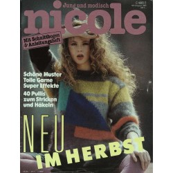 Nicole Heft 8/August von 1983 - Neu im Herbst