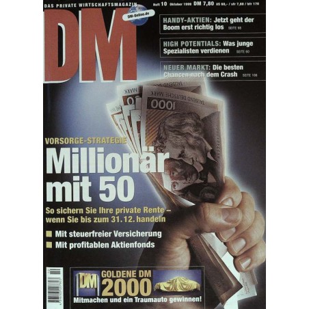 DM Heft 10/Oktober 1999 - Millionär mit 50
