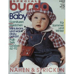 burda Special unser Baby Nr. 12 von 1987 - Nähen und Stricken