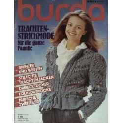 burda Nr. 26 von 1982 - Trachten Strickmode