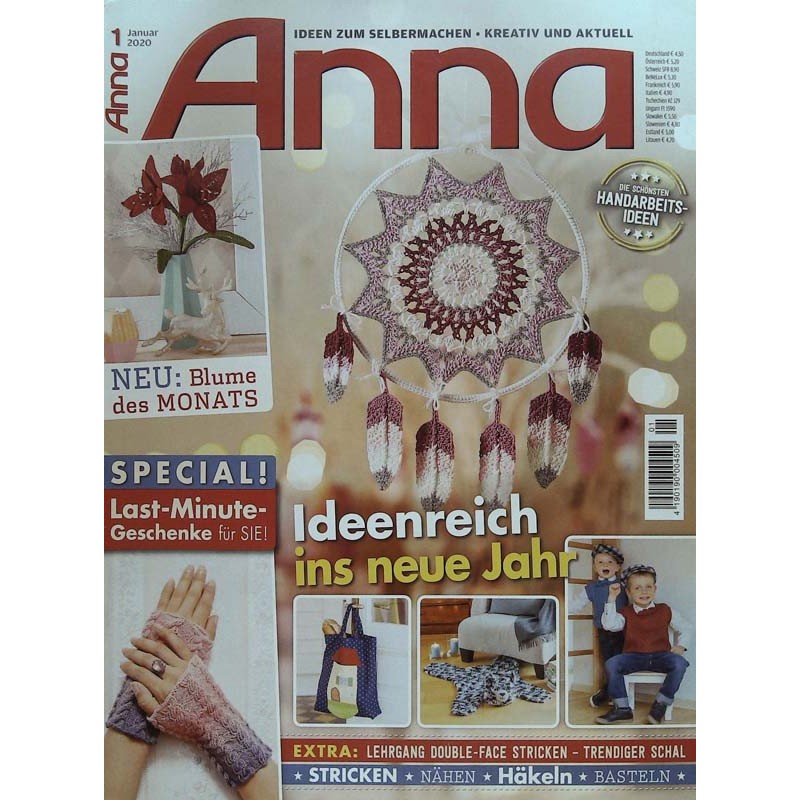 Anna Ideen zum Selbermachen 1/Januar 2020 - Ideenreich