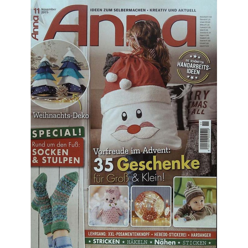 Anna Ideen zum Selbermachen 11/November 2019 - 35 Geschenke