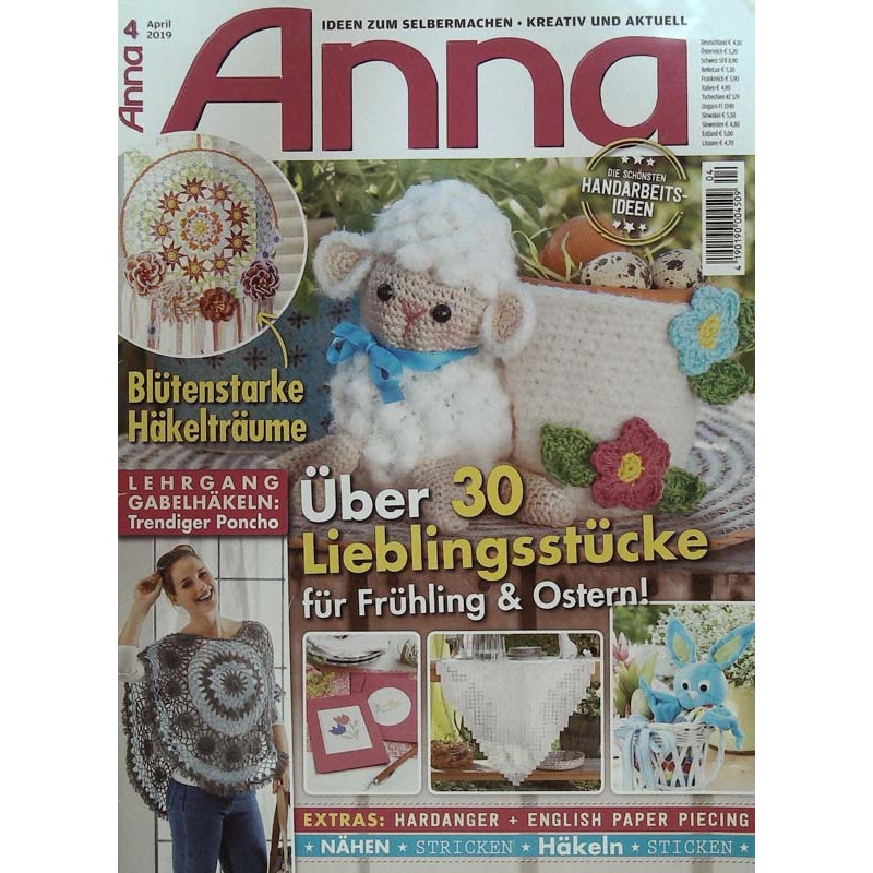 Anna Ideen zum Selbermachen 4/April 2019 - 30 Lieblingsstücke