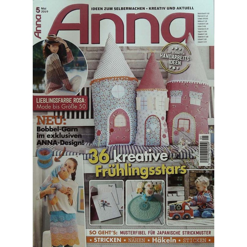 Anna Ideen zum Selbermachen 5/Mai 2019 - 36 kreative Frühlingsstars