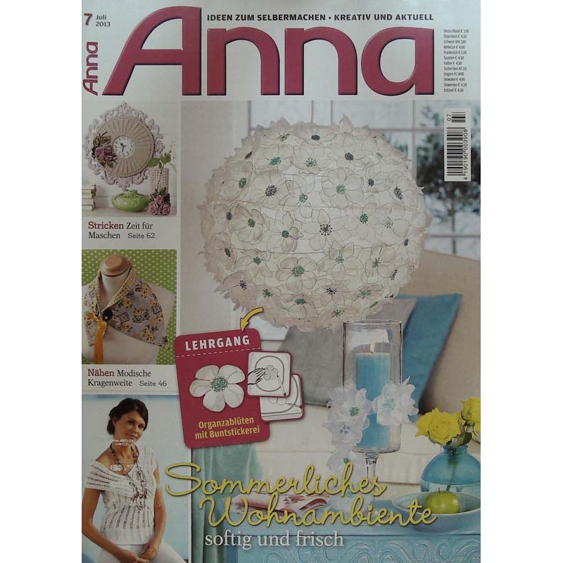 Anna Ideen zum Selbermachen 7/Juli 2013 - Wohnambiente
