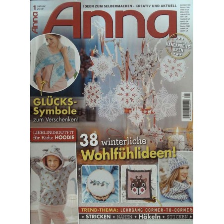Anna Ideen zum Selbermachen 1/Januar 2019 - 38 Wohlfühlideen