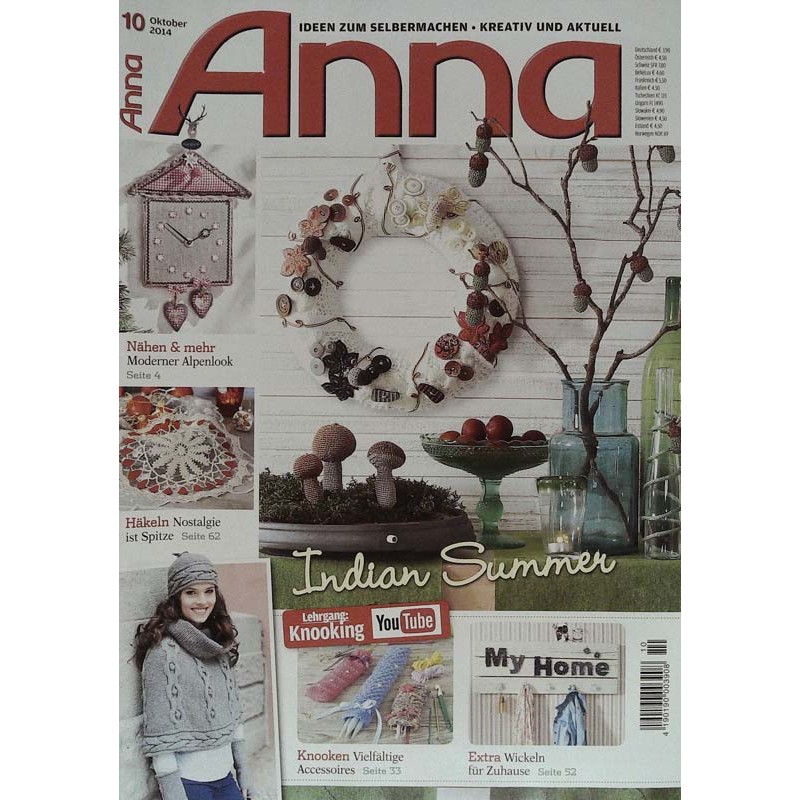 Anna Ideen zum Selbermachen 10/Oktober 2014 - Indian Summer