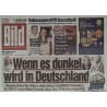 Bild Zeitung Mittwoch, 22 Oktober 2025 - Dunkel in Deutschland