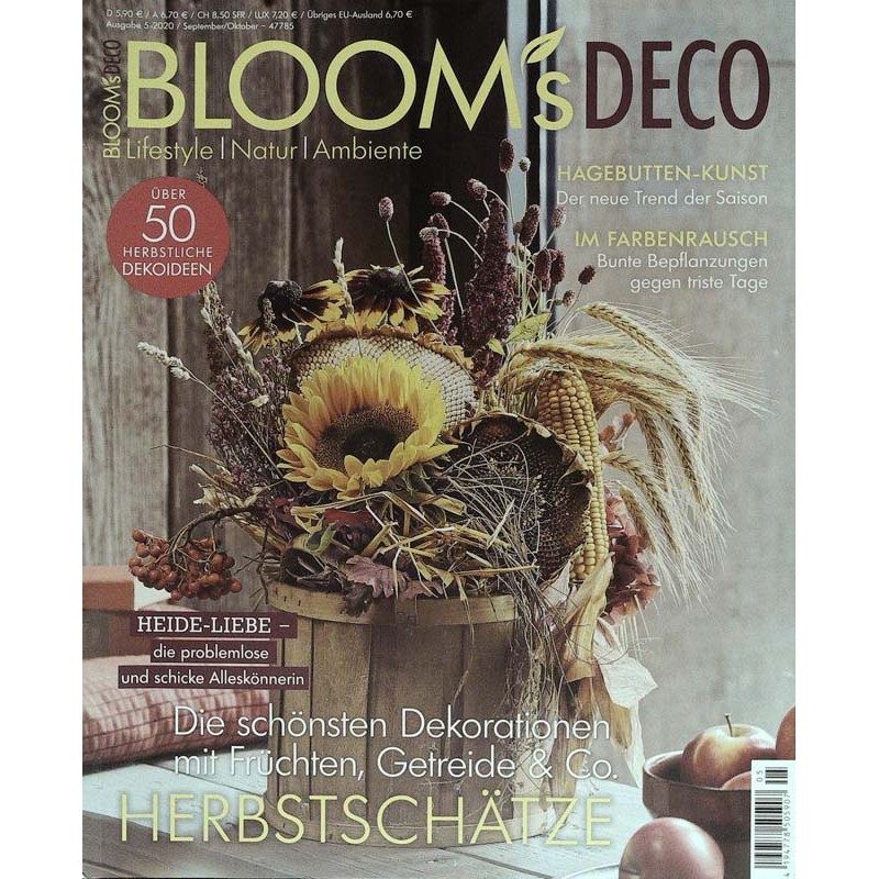 Blooms Deco Nr. 103 /September-Oktober 2020 - Herbstschätze