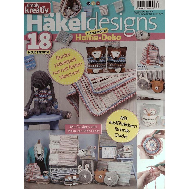 Häkel Designs Sonderheft / Nr.1 - März 2017 - Home Deko