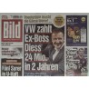 Bild Zeitung Samstag, 25 Oktober 2025 - VW zahlt Ex-Boss Diess