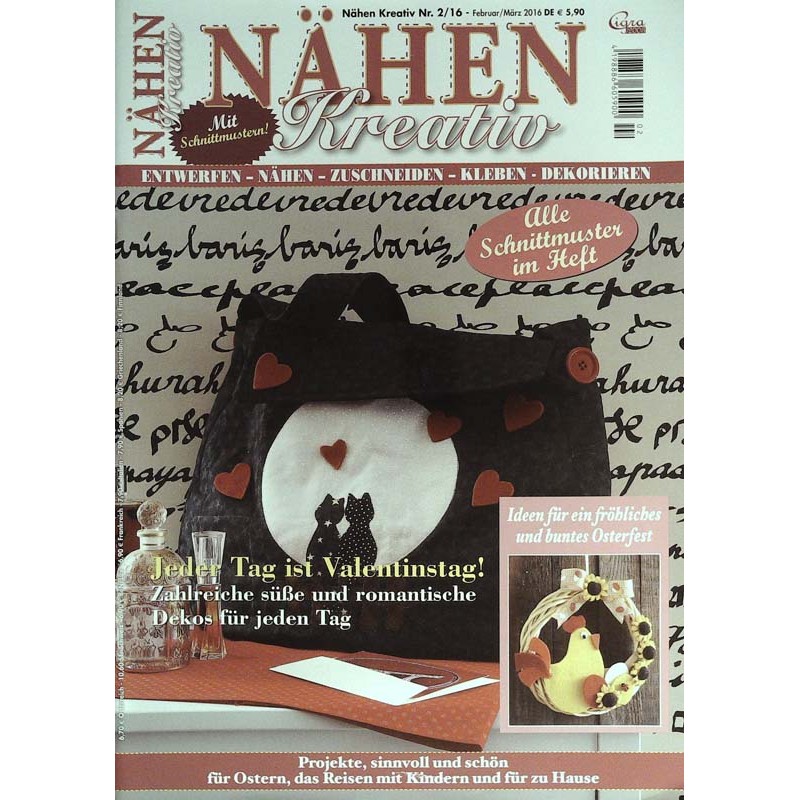 Nähen Kreativ / Nr.2 - Februar/März 2016 - Valentinstag