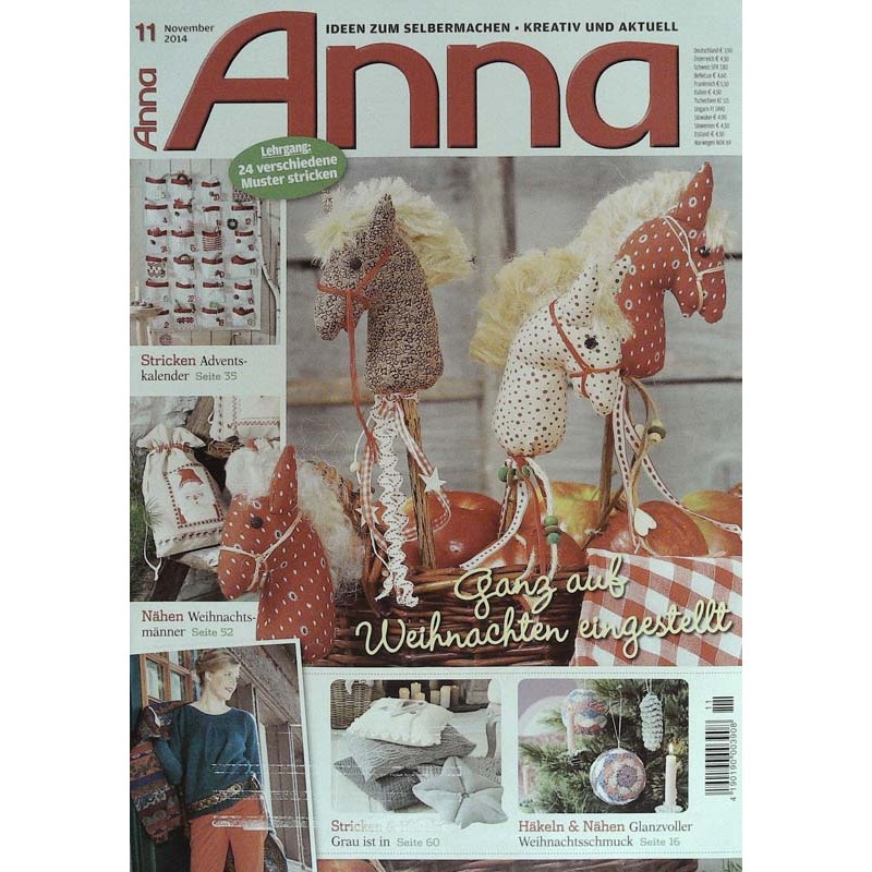 Anna Ideen zum Selbermachen 11/November 2014 - Ganz auf...