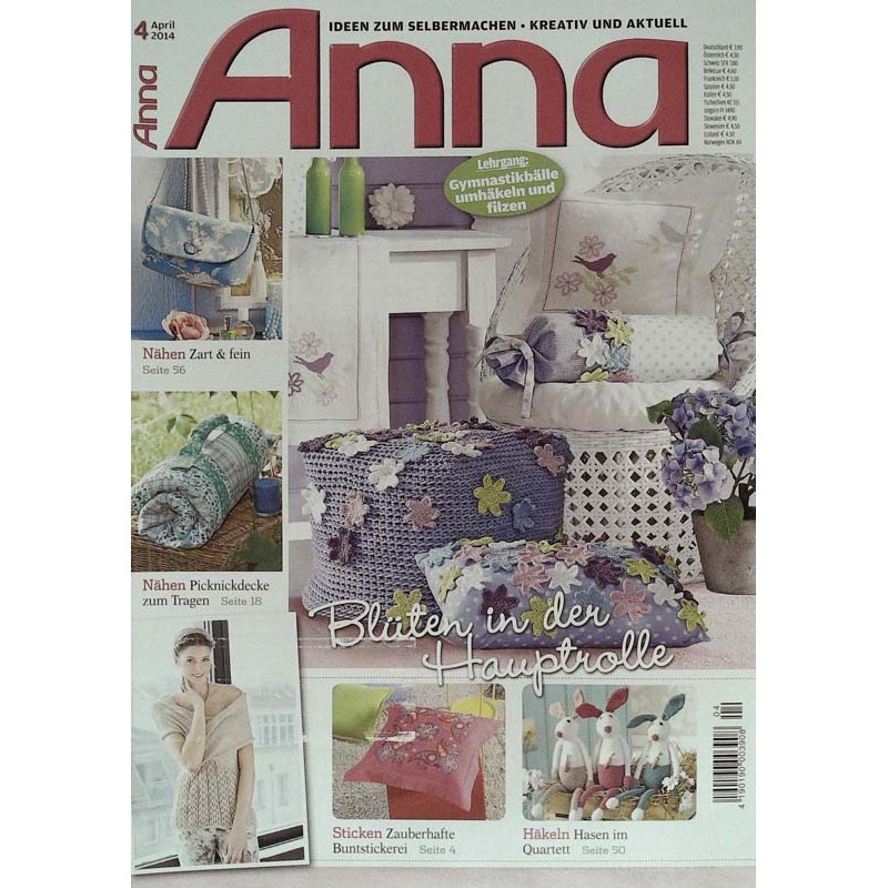Anna Ideen zum Selbermachen 4/April 2014 - Blüten in der Hauptrolle