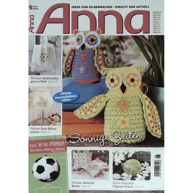 Anna Ideen zum Selbermachen 6/Juni 2014 - Sonnige Zeiten