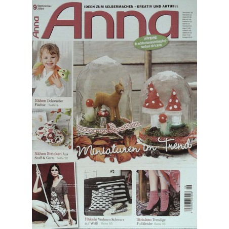 Anna Ideen zum Selbermachen 9/September 2014 - Miniaturen im Trend