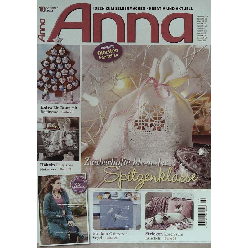 Anna Ideen zum Selbermachen 10/Oktober 2012 - Spitzenklasse