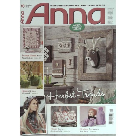 Anna Ideen zum Selbermachen 10/Oktober 2013 - Herbst-Trends