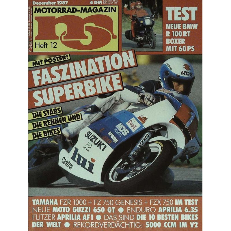 MO Heft 12 / Dezember 1987 - Faszination Superbike