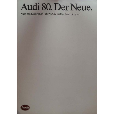 Audi 80. Der Neue. von 1987