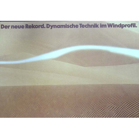 Der Opel Rekord von September 1977