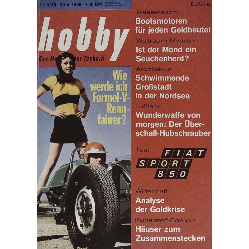 Hobby Nr.9 / 30 April 1968 - Formel-V-Rennfahrer