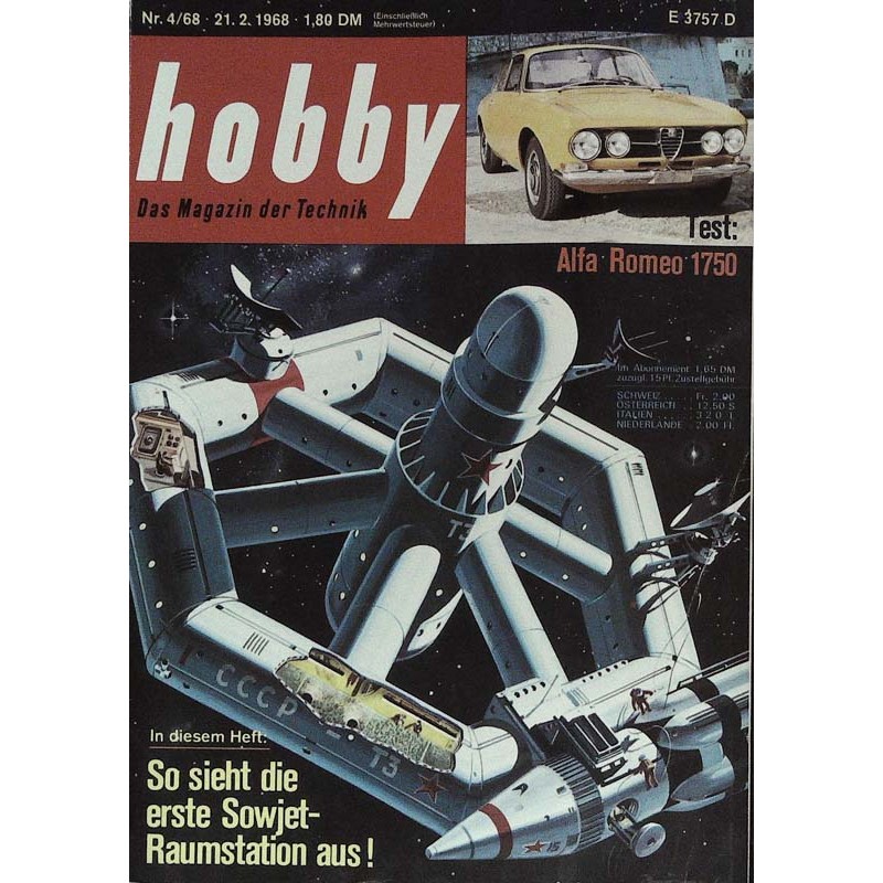 Hobby Nr.4 / 21 Februar 1968 - Sowjet Raumstation