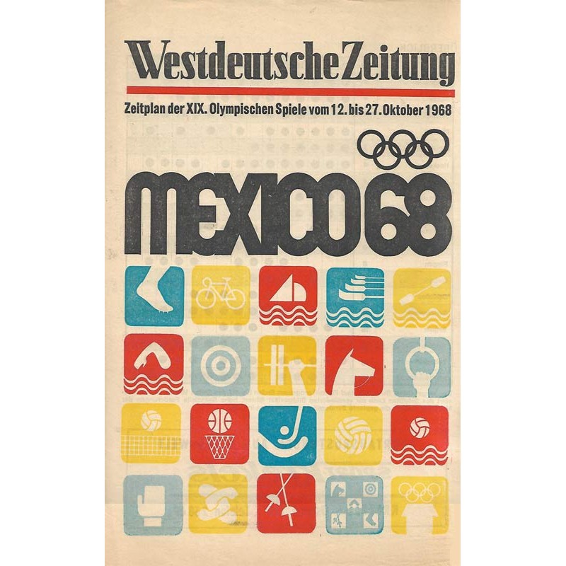 Mexico 1968 - Westdeutsche Zeitung