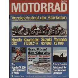 Das Motorrad Nr.16 / 9 August 1978 - Vergleichstest