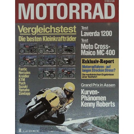 Das Motorrad Nr.14 / 12 Juli 1978 - Kenny Roberts
