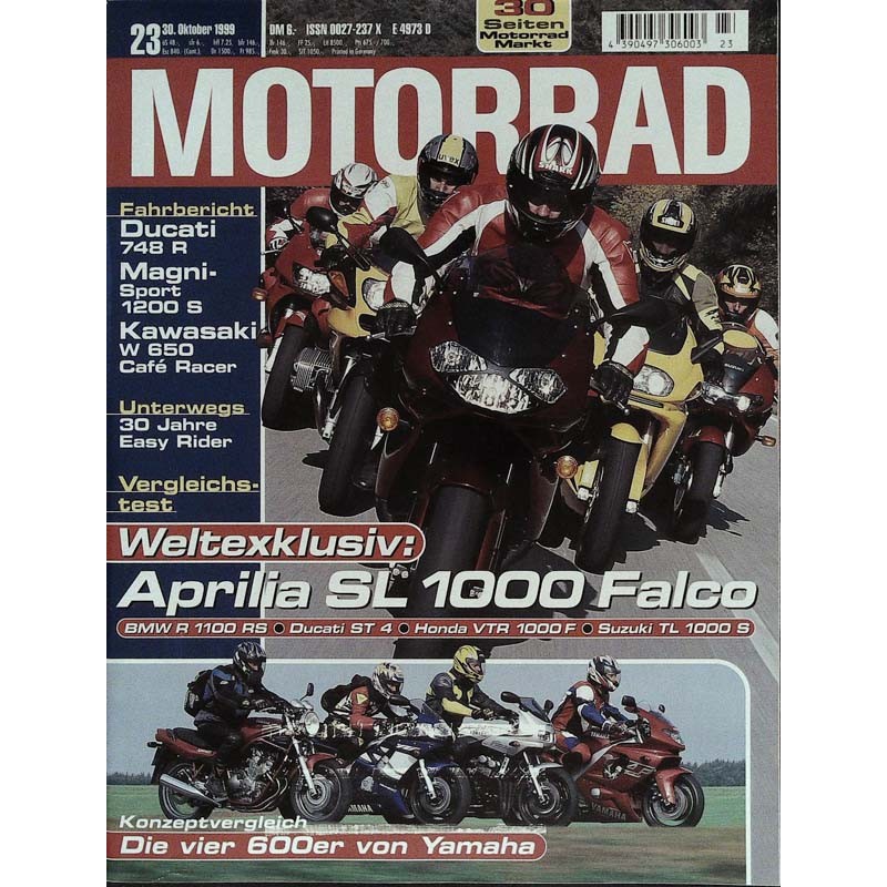 Das Motorrad Nr.23 / 30 Oktober 1999 - Aprilia SL 1000 Falco
