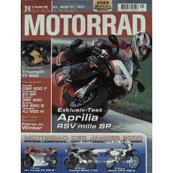Motorrad Nr.24 / 13 November 1999 - Aprilia RSV mille SP