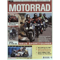 Motorrad Nr.1 / 21 Dezember 2001 - Neue Sporttourer