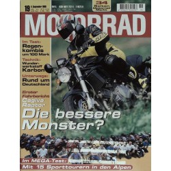 Motorrad Nr.19 / 4 September 1999 - Die bessere Monster?