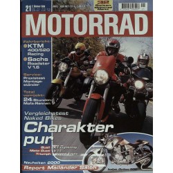 Motorrad Nr.21 / 2 Oktober 1999 - Charakter pur