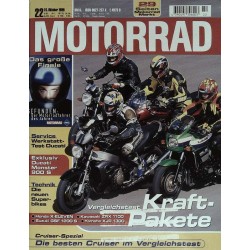 Motorrad Nr.22 / 16 Oktober 1999 - Kraft Pakete