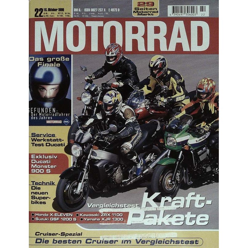 Motorrad Nr.22 / 16 Oktober 1999 - Kraft Pakete