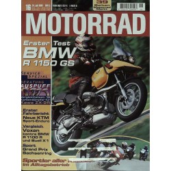 Motorrad Nr.16 / 24 Juli 1999 - BMW R 1150 GS