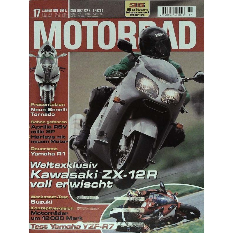 Motorrad Nr.17 / 7 August 1999 - Kawasaki ZX-12R