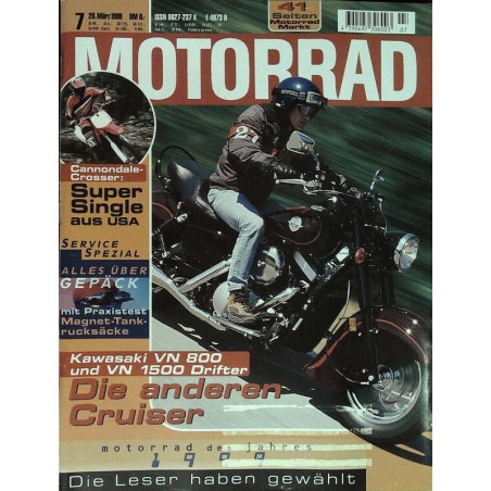 Motorrad Nr.7 / 20 März 1999 - Die anderen Cruiser