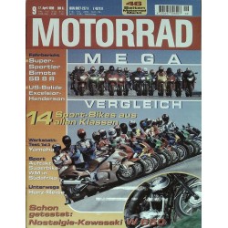Motorrad Nr.9 / 17 April 1999 - Mega Vergleich